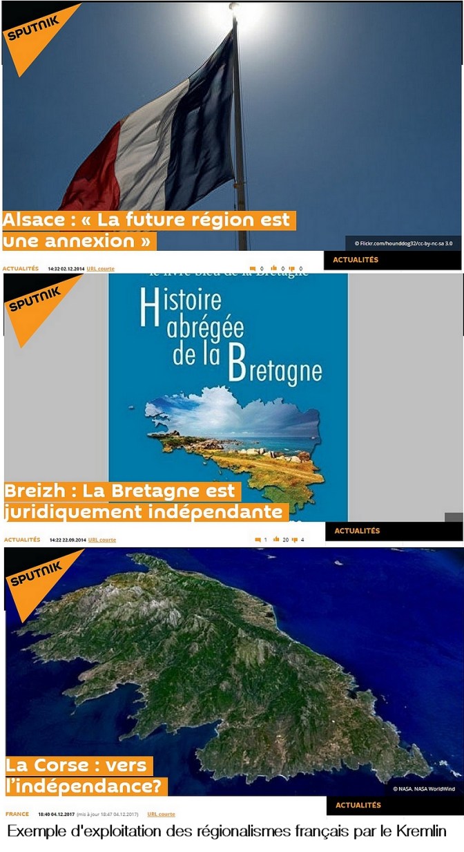 Sputnik et les régionalismes. Les ficelles du poutinisme.