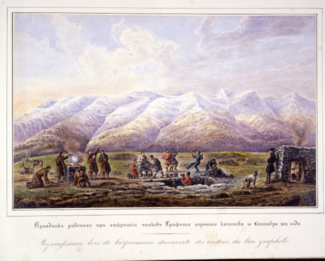 Découverte du graphite de Batagol en 1847 par Jean-Pierre Alibert et son équipe.