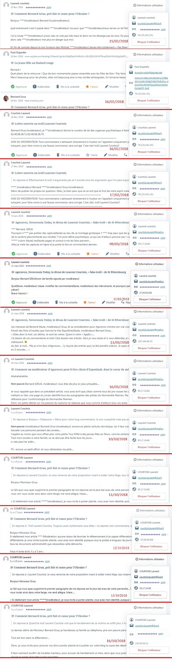 Capture Adresses IP du troll