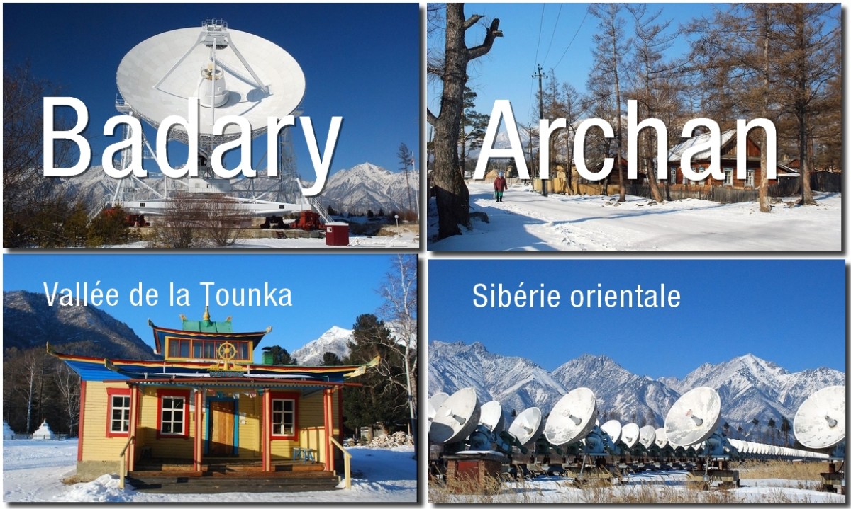 Sibérie: les radiotélescopes de Badary dans la vallée rurale, thermale et bouddhique de la&nbsp;Tounka