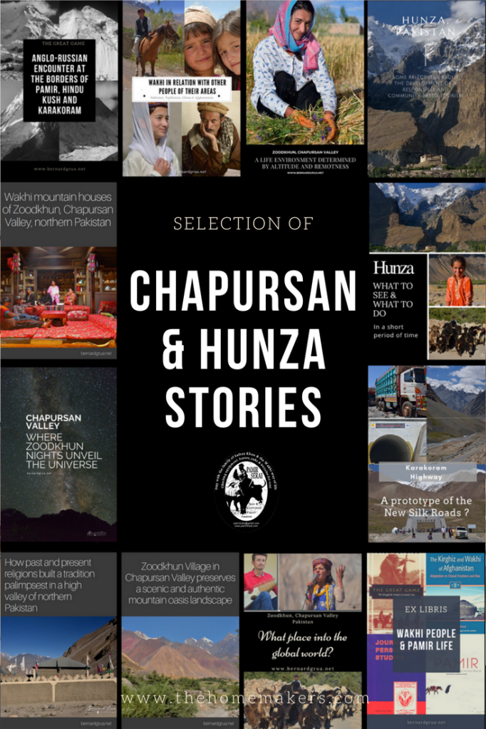 Pamir Serai guest houses collected stories about high valleys and mountains at the borders of Pakistan, Afghanistan and China. These different papers will provide you with some background on geography, traditions, religion, history, geopolitics, communities, minorities, environment, external interactions, development issues and globalisation in this remote area. They will help you preparing your trip to Chapursan or they will be a pleasant reading, while coming back from there.