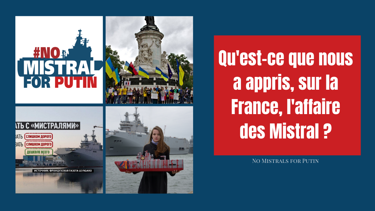 Que nous apprend sur la France l'affaire des Mistral - Bernard Grua Que nous apprend, sur la France, l’affaire des Mistral? Ce document présente l’intégralité d’un texte rédigé pour notre ami disparu récemment, le regretté Laurent Chamontin, qui en a compilé des extraits afin d’illustrer, par un encadré, une partie de son livre : « Ukraine et Russie pour comprendre ».
