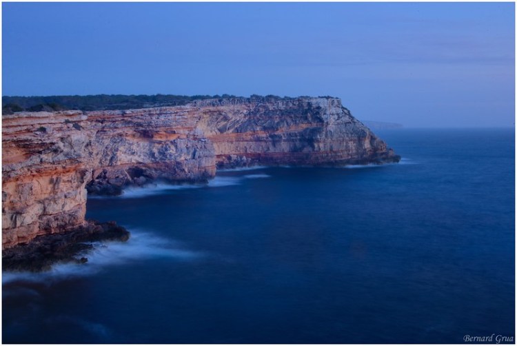 Bernard Grua, heure bleue, blue hour, Espagne, Formentera