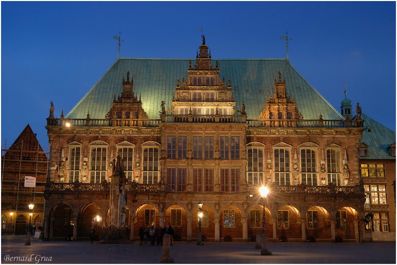 Bernard Grua, heure bleue, blue hour, Allemagne, Brème