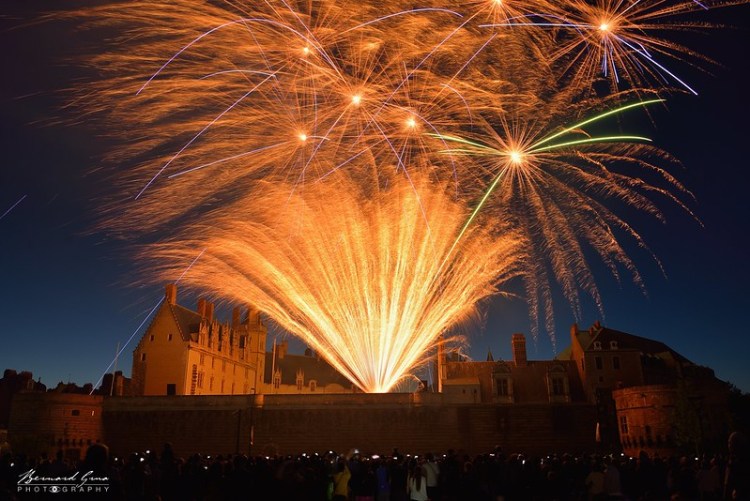 Bernard Grua, heure bleue, blue hour, Nantes, château