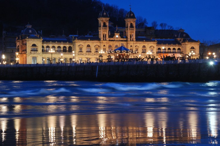 Bernard Grua, heure bleue, blue hour, Espagne, San Sebastian