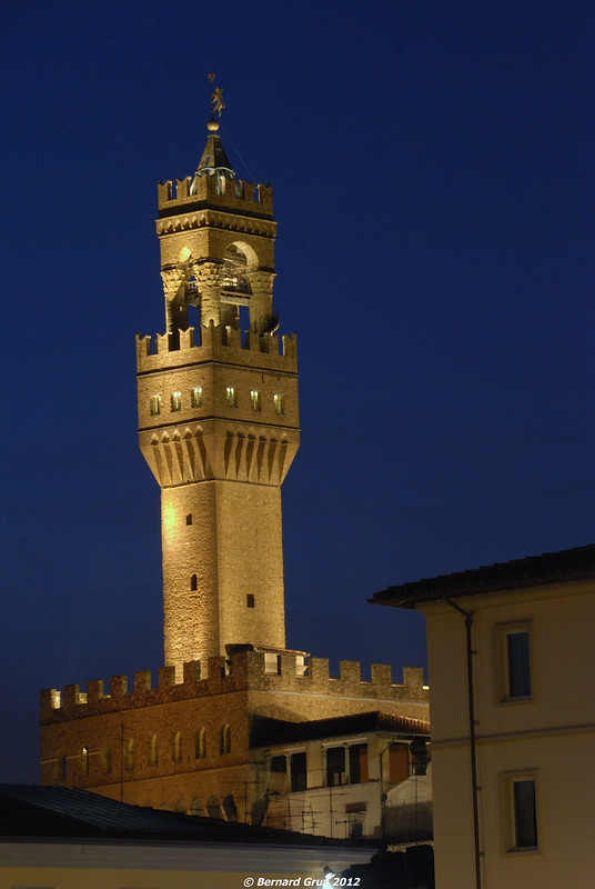 Bernard Grua, heure bleue, blue hour, Italie, Florence