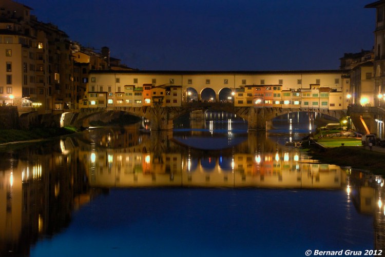 Bernard Grua, heure bleue, blue hour, Florence