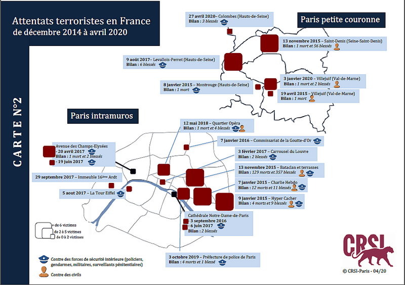 Carte terrorisme islamiste Paris Islamisme, Tunisie, Zine El Abidine Belhareth, association Tourathna جمعية تراثنا