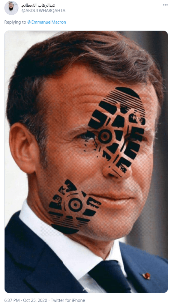 Zine El Abidine Belhareth Association Tourathna جمعية تراثنا Pied sur Macron