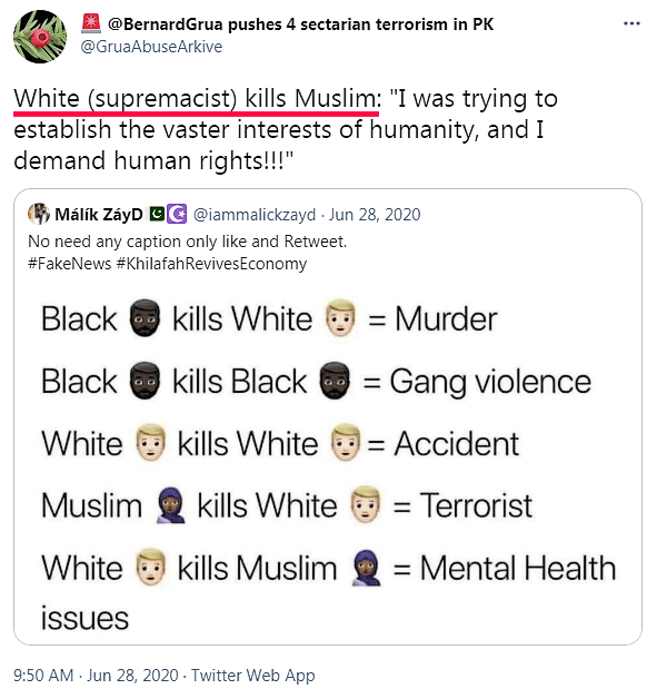 Ramla Akhtar: Le blanc suprémaciste tue du musulman