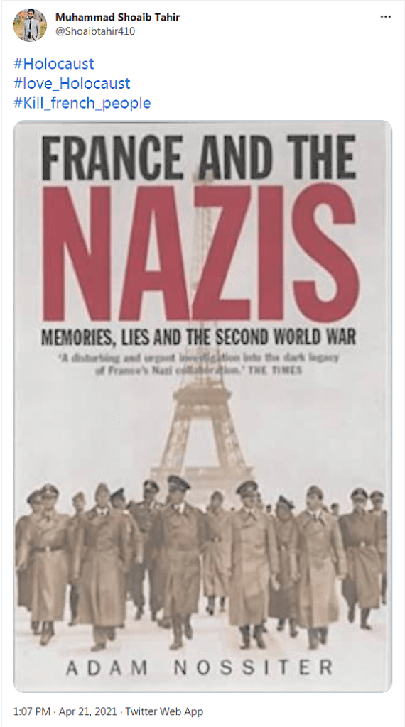 Imran Khan, Pakistan, Tehreek-e-Labbaik Pakistan, TLP, terrorism, islamism, Holocaust — Kill French People