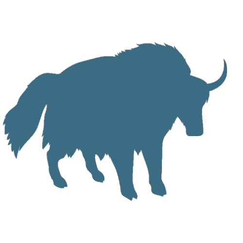 Pamir Institute blue icon by Bernard Grua