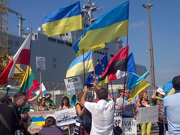 Mistral : Pour les Ukrainiens le vent de la guerre s'est déjà levé 10.09.2014