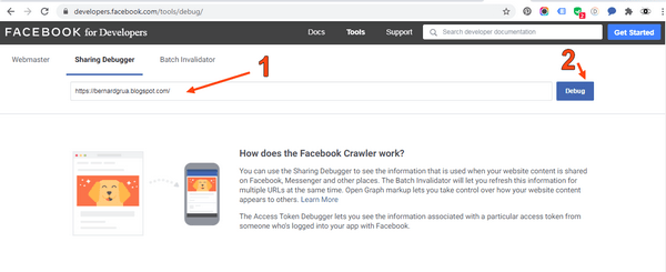 Tester la validation par Facebook, capture par Bernard Grua