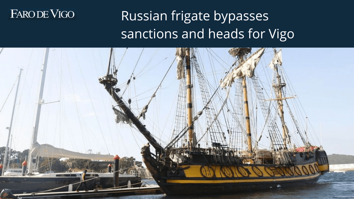 Russian frigate bypasses sanctions and heads for Vigo