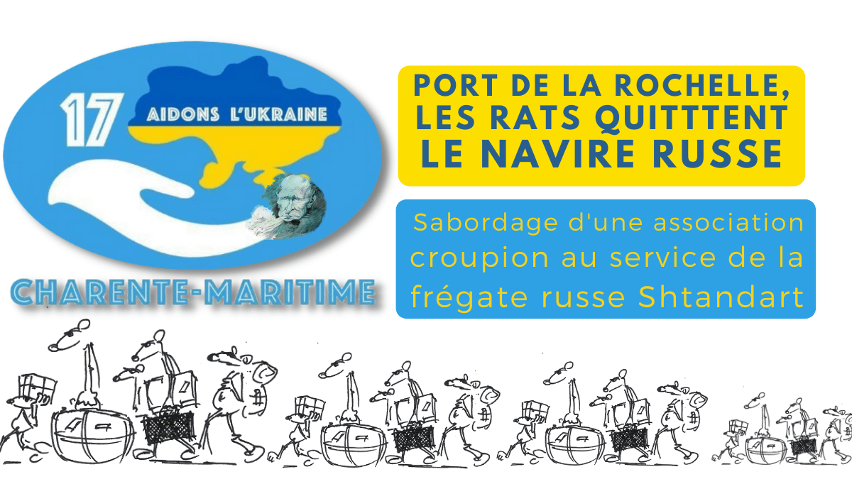 A La Rochelle, les rats quittent le navire russe de Vladimir&nbsp;Martus