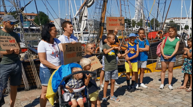 Frégate russe Shtandart manifestation La-Rochelle- 1