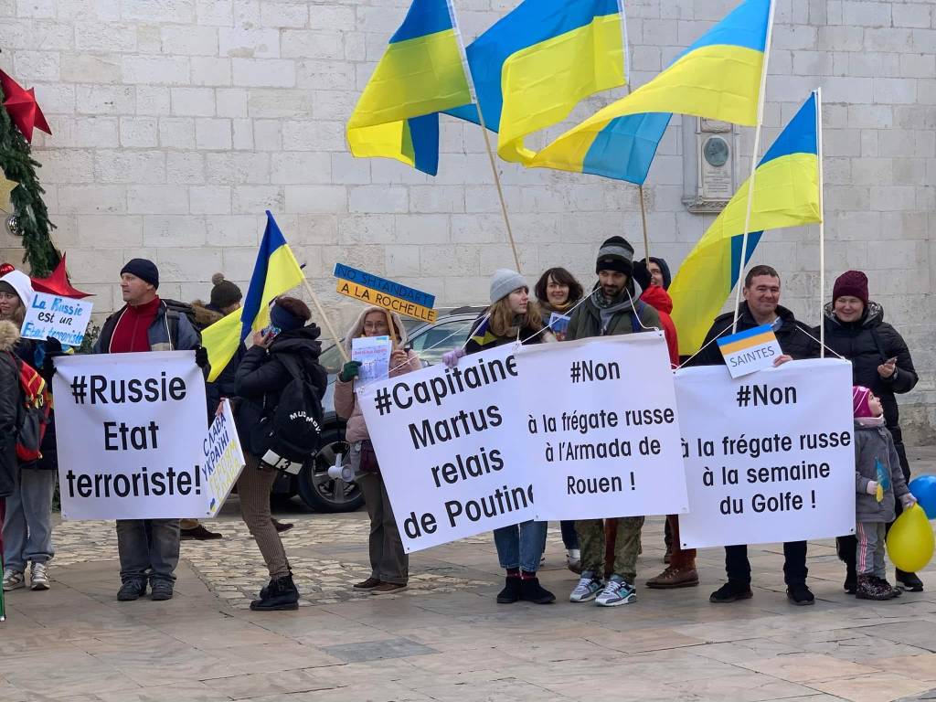 #NoShtandartInEurope, Hôtel de Ville de La Rochelle, 11 décembre 2022