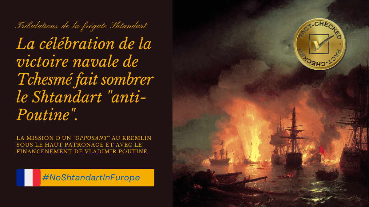 Vladimir Martus et le &laquo;&nbsp;Shtandart&nbsp;&raquo; en mission de représentation diplomatique sous les auspices et avec le financement de Poutine, octobre&nbsp;2021.