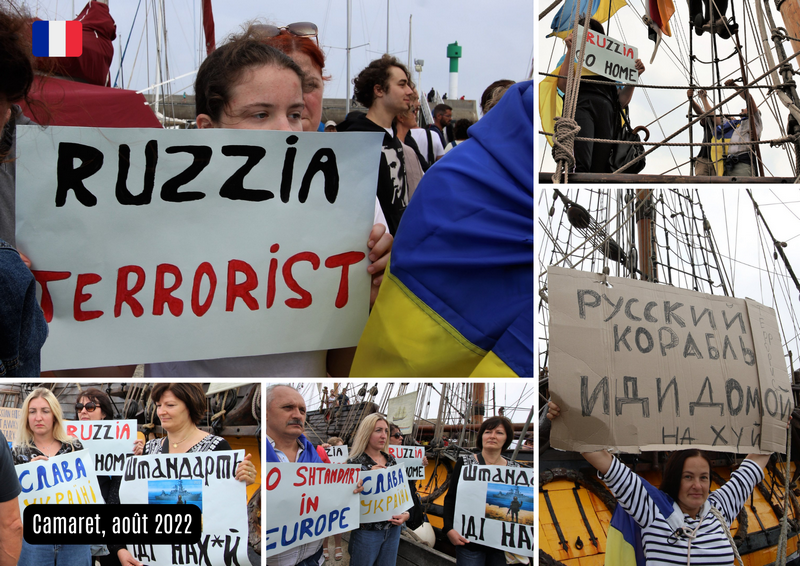 Frégate russe Shtandart, Camaret, août 2022