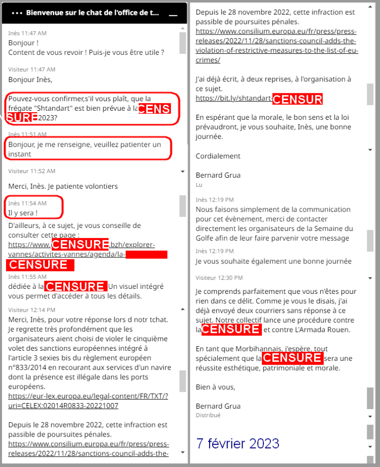 Vannes confirme la présence de Vladimir Martus et du Shtandart à la Semaine du Golfe.