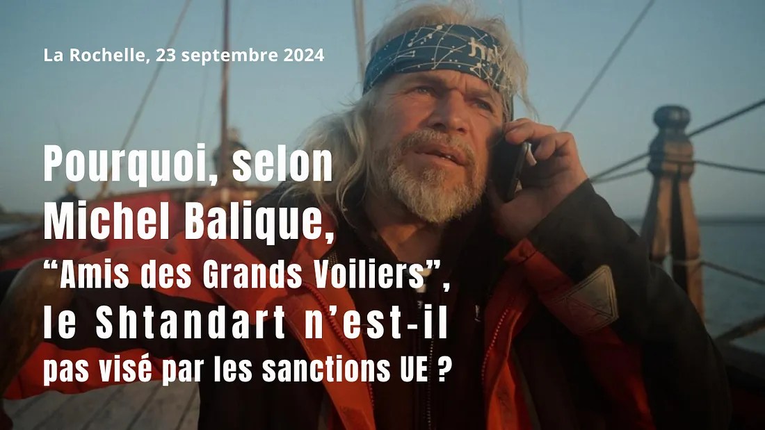 Michel Balique, président de l'association des amis des grands voliers, aux organistations de festivals maritimes