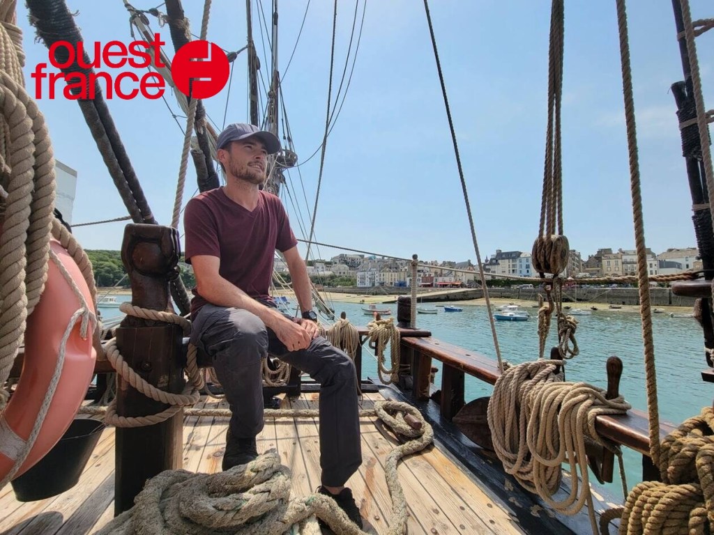 Arthur Gazzarin, matelot du Shtandart à Douarnenez