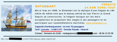 embarquez pour la semaine du golfe