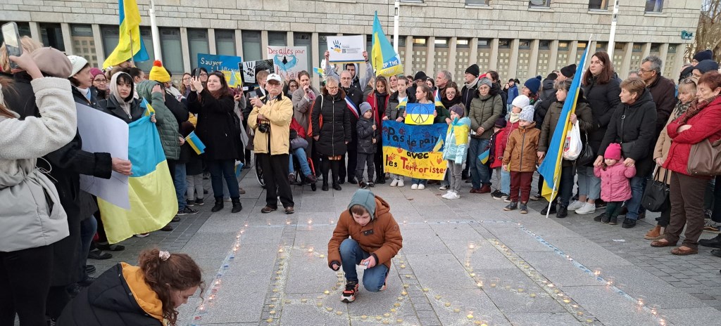 Bretons et Ukrainiens de Lorient (Morbihan), semaine du golfe