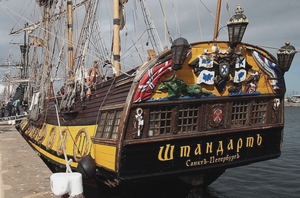 Shtandart à quai armada 2023