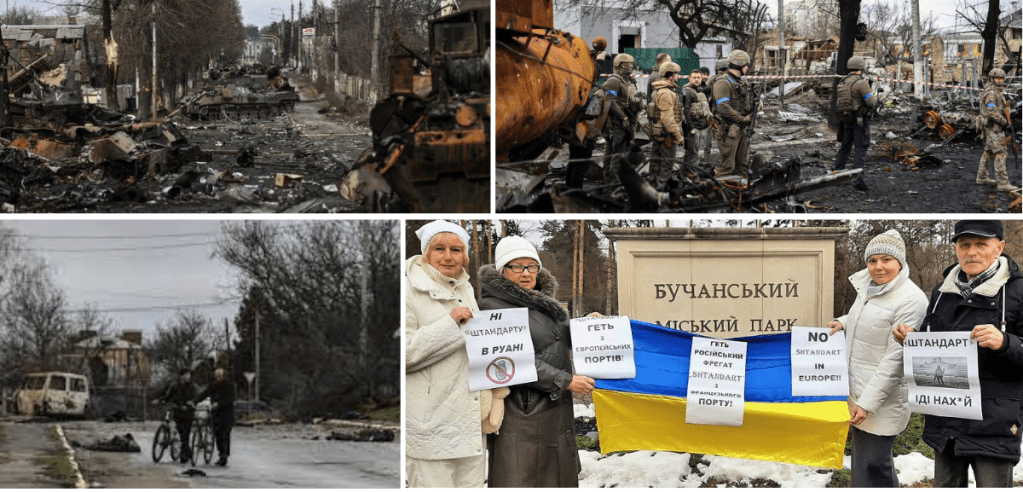 Boutcha, flasmob Shtandart