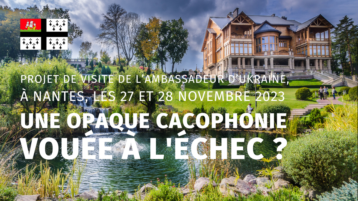 Projet de visite de l'ambassadeur d'Ukraine à Nantes