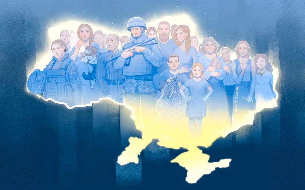 Ukraine, 24 février 2024, Razom