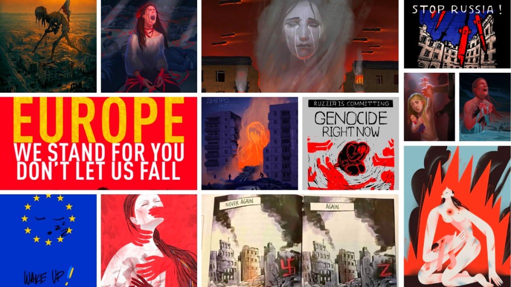 Ukraine, 24 février 2024, visuels