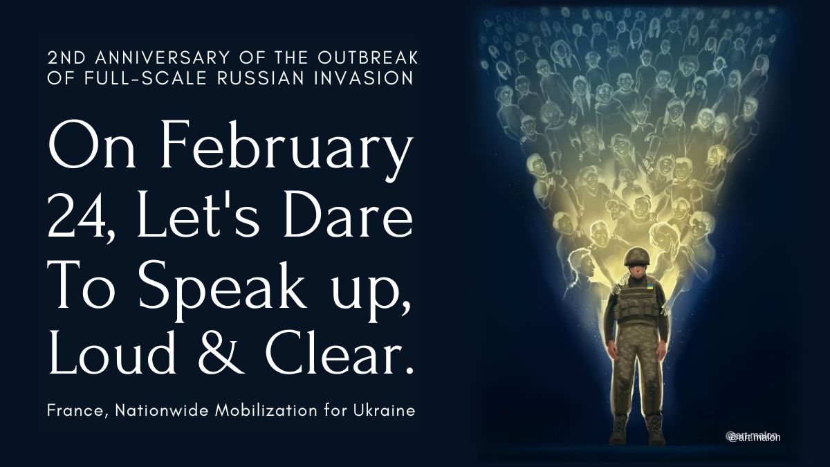 On February 24, let’s dare to speak up, loud and clear.