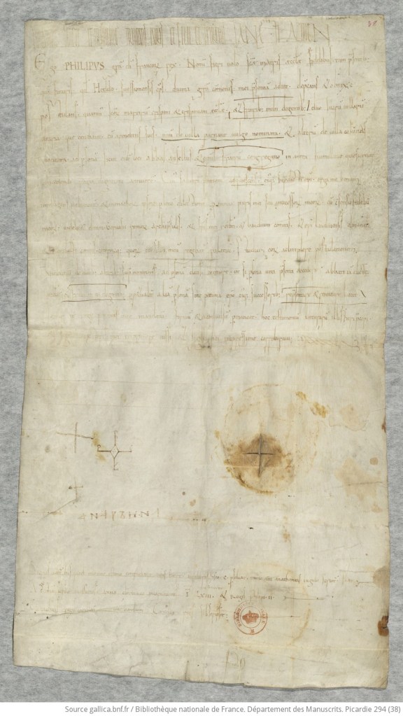 Institut Catholique de Vendée, Autographe Anne de Kyiv