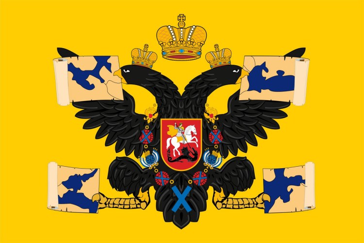 shtandart, pavillon maritime de l'empire russe