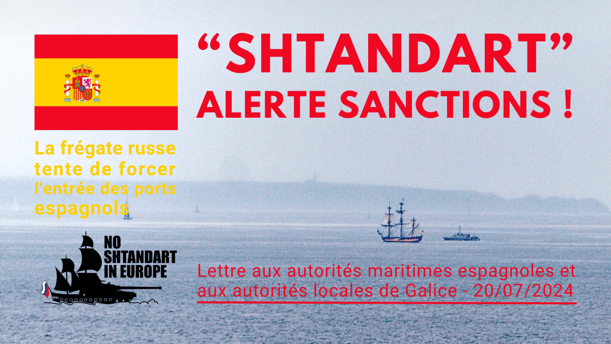 Vigo, le Shtandart tente de forcer l'entrée des ports espagnols