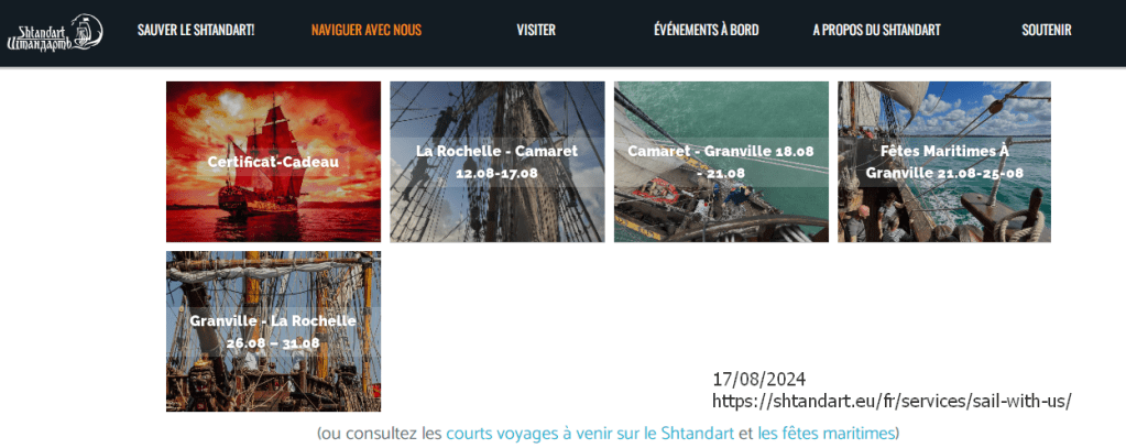 Shtandart prestation commerciale