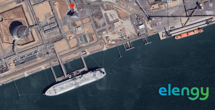 Michel Balique - Terminal GNL d'Elengy à Montoir-de-Bretagne sur l'estuaire de la Loire