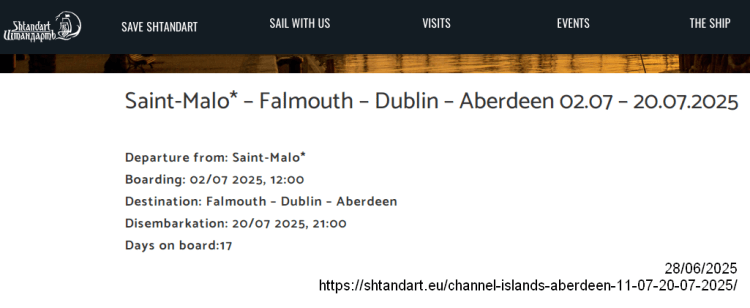 Le Shtandart aura recours au chantage "humanitaire", par le paragraphe 4 de l'article 3 sexies bis du Règlement (UE) nº 833/2014.