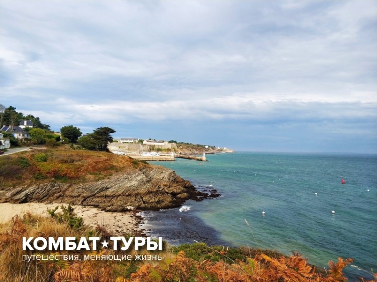 Фрегат «Штандарт» и Комбат-Тур: 
 Остров Бель-Иль 