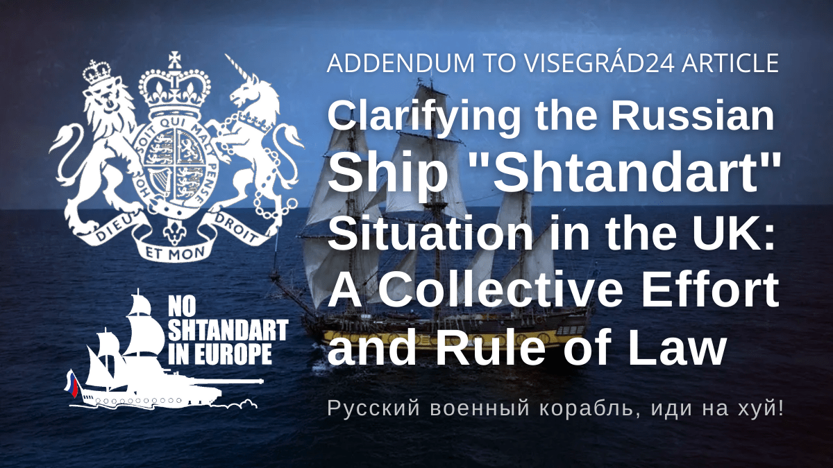 Clarifying the Russian Ship &laquo;&nbsp;Shtandart&nbsp;&raquo; Situation in the UK: A Collective Effort and Rule of&nbsp;Law