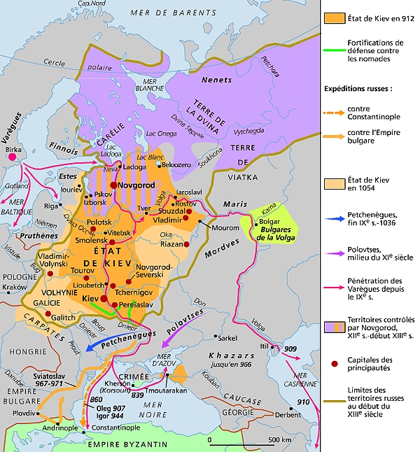 la Russie ne présente pas, au sens comparatif, une continuité ethno-historique slave équivalente à celle des autres peuples slaves