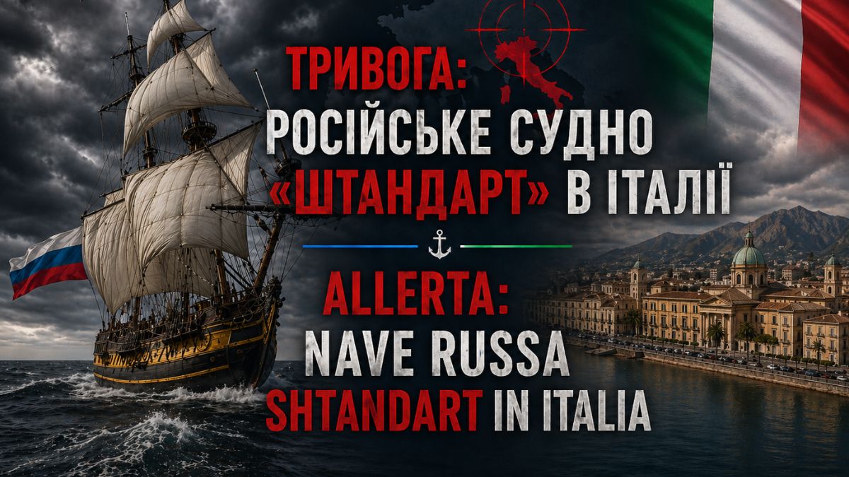 Тривога: неминуче прибуття російського судна «Штандарт» до Італії – La fregata russa Shtandart in&nbsp;Italia