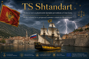 TS Shtandart in Montenegro: Port of Kitor, Allegra Port Agent and Travel Montenegro have been warned about the consequences of hosting the Russian ship