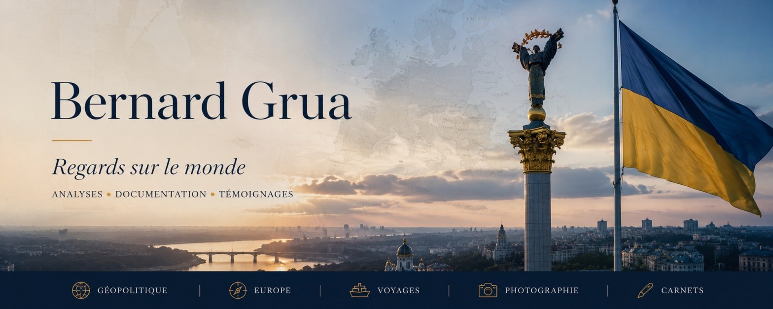 Bannière du site web personnel de Bernard Grua