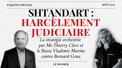 Vladimir Martus et Thierry Clerc ont eu recours au harcèlement judiciaire dans le but de réduire au silence les lanceurs d'alerte qui s'opposaient au contournement des sanctions européennes par le navire russe Shtandart. Un rapport de Bernard Grua.